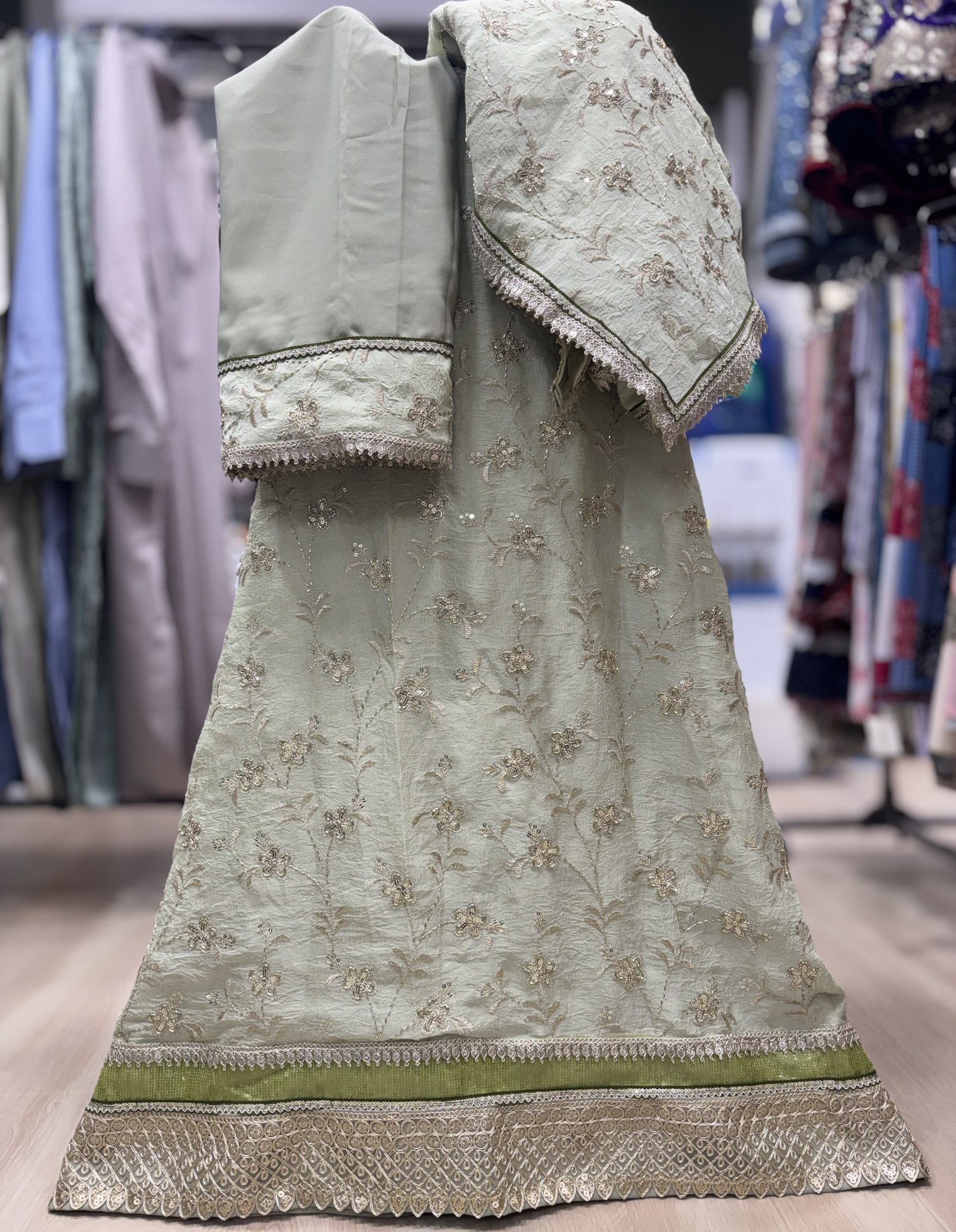  Full Embroidered Ghagra  Rida Cum Jori RCJ